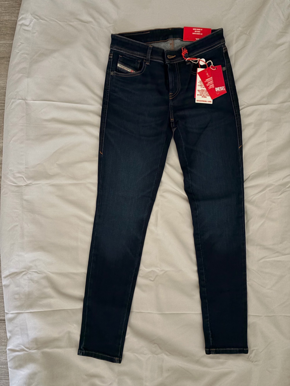 NWT Diesel 2017 Slandy Skinny Jeans Size 27
